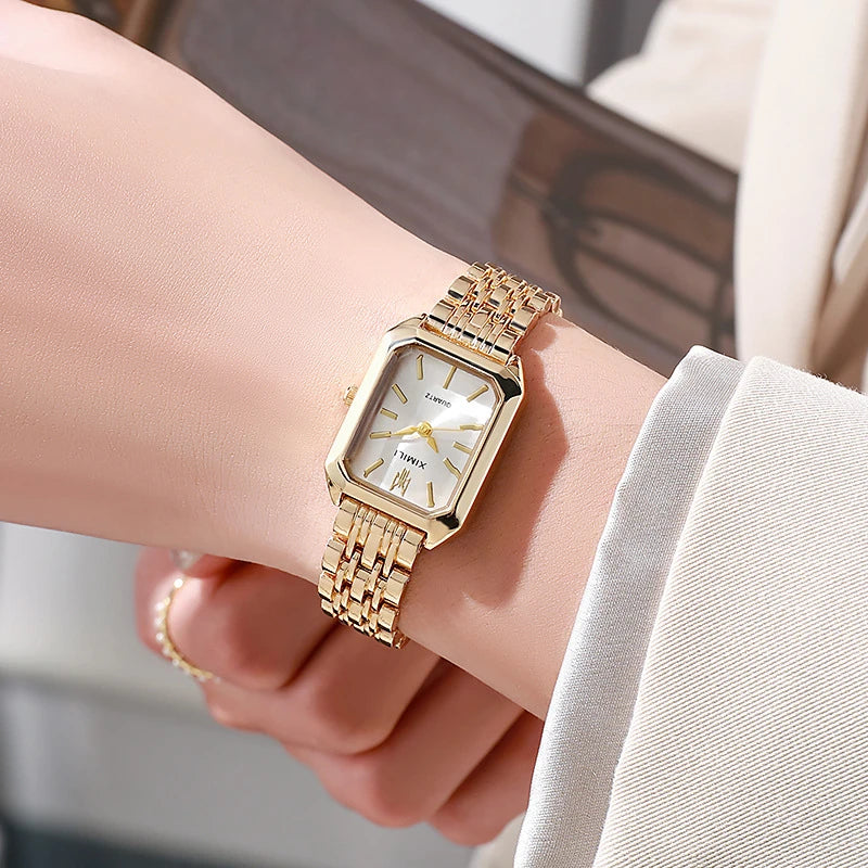 Luxury Women's Stainless Steel Watch – The Perfect Gift!






